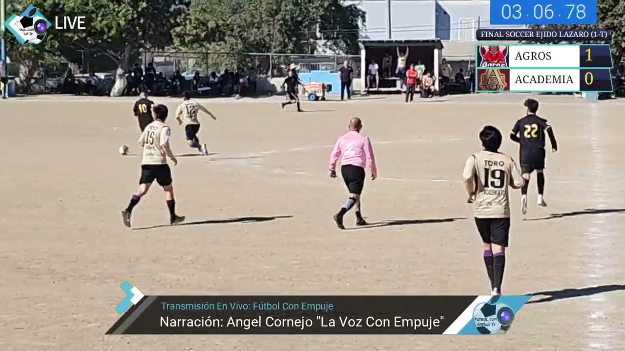 Liga de futbol soccer Ejido Lazaro Cárdenas 