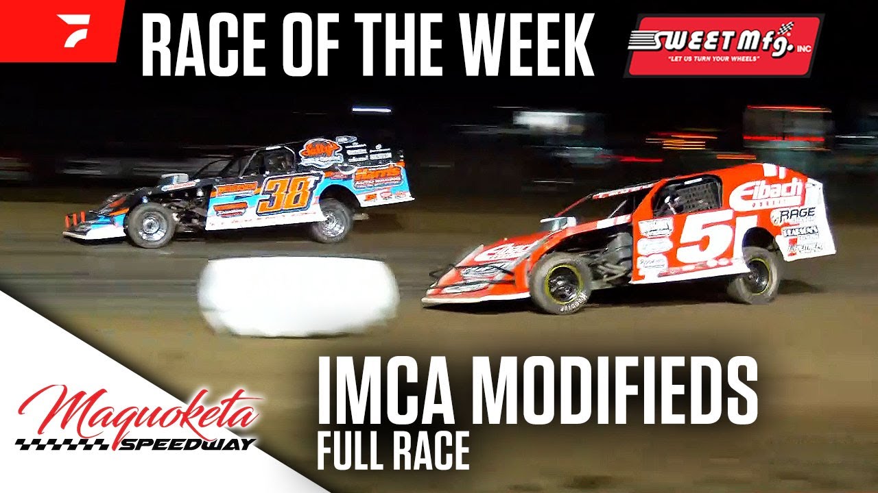 FULL RACE: IMCA Modifieds at Maquoketa Speedway | Sweet Mfg Race Of The Week