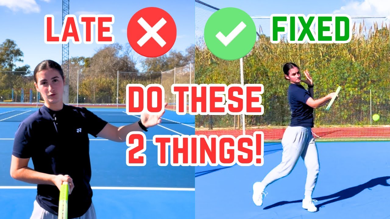STOP Hitting LATE in Tennis: Fix Your Timing Instantly!