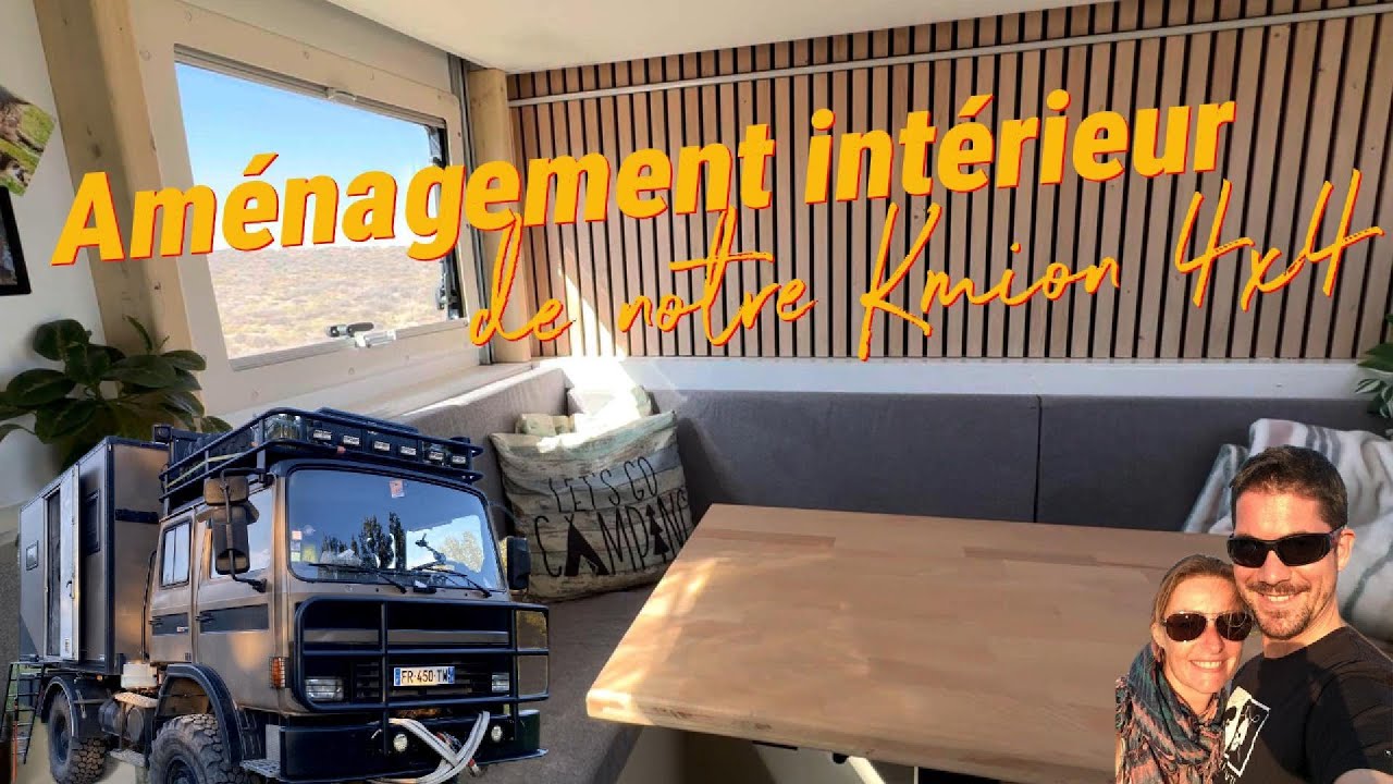 TRUCK CAMPER TOUR - Présentation intérieure de notre camion Midliner 150 4X4 aménagé !