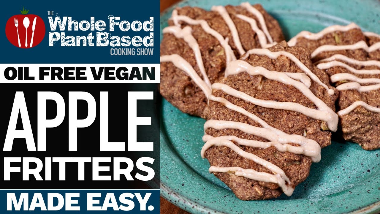 BEST PLANT BASED APPLE FRITTERS 🍏 Delicious treat for your inner child!