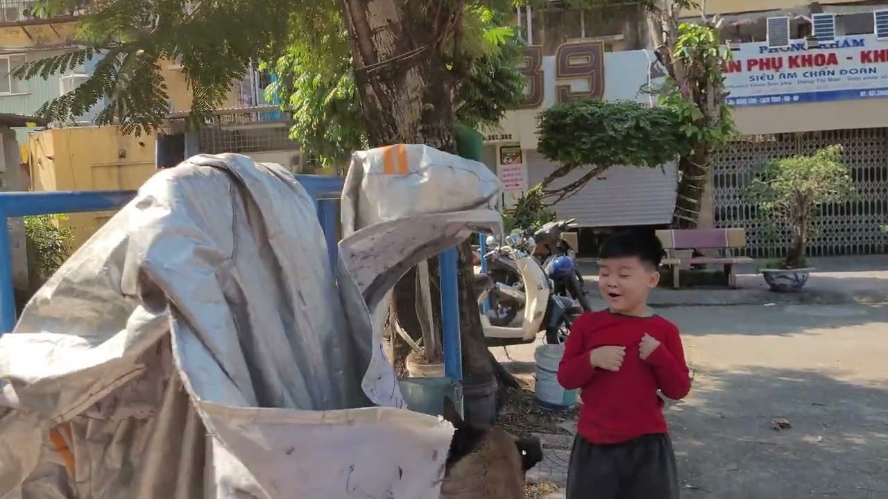 Boy vs Dog