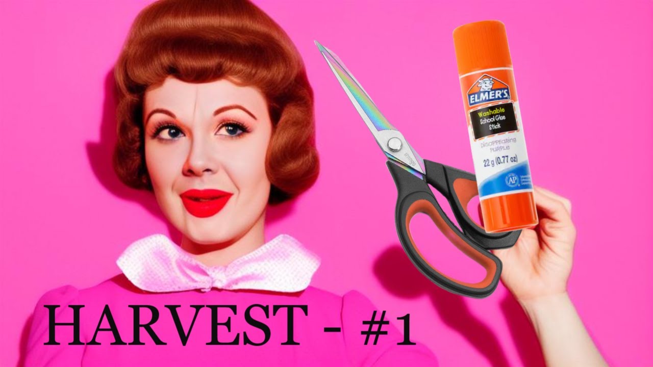# 1 HARVESTING VINTAGE MAGAZINES FOR GLUE BOOK @treasureonpaper