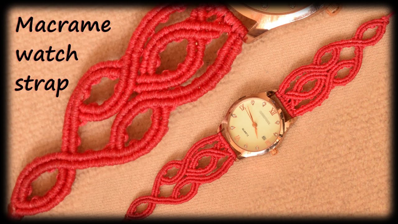 Macrame tutorial | How to Make Easy  Macrame Strap For Your Old Watch | DIY