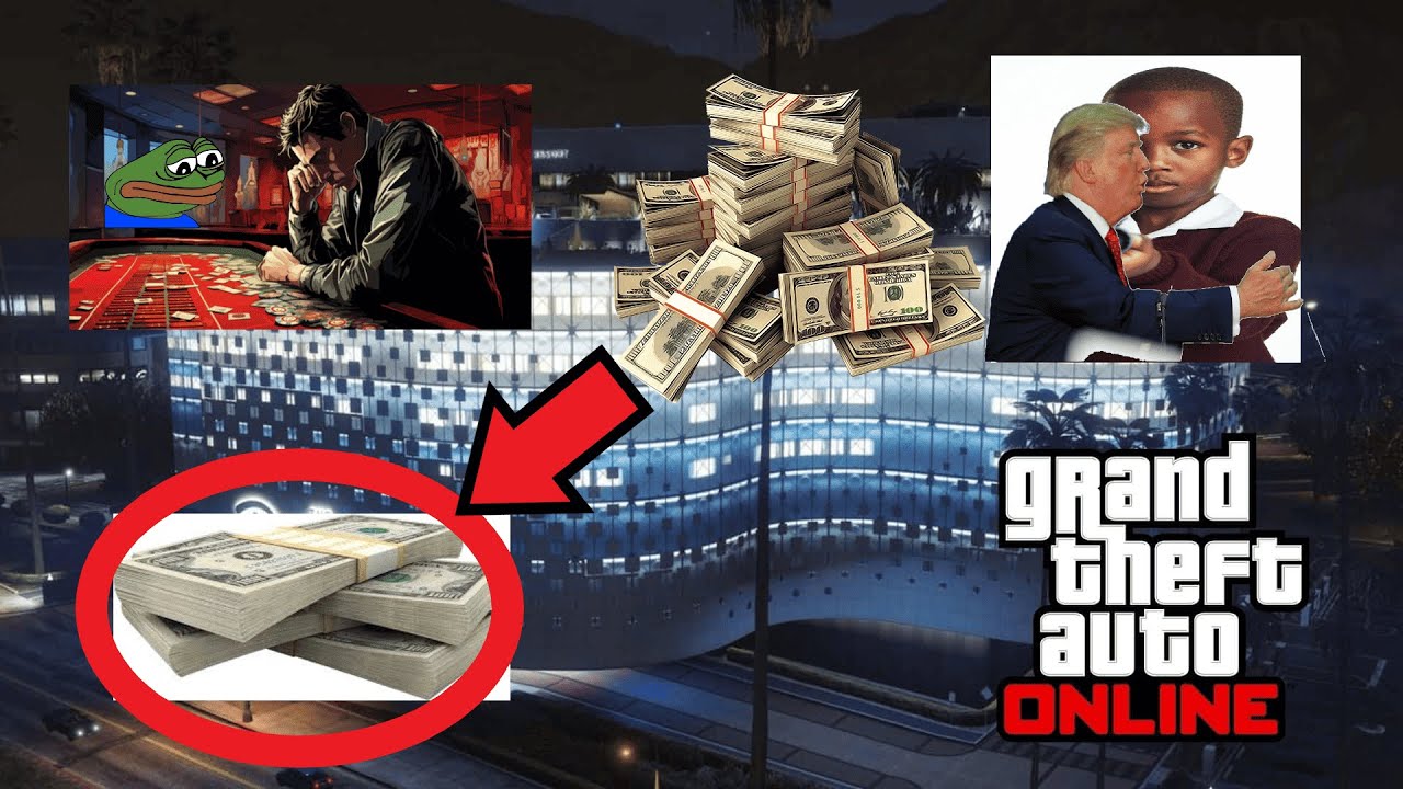 Beginner gambler gambles in gambling simulator gta v 5 five