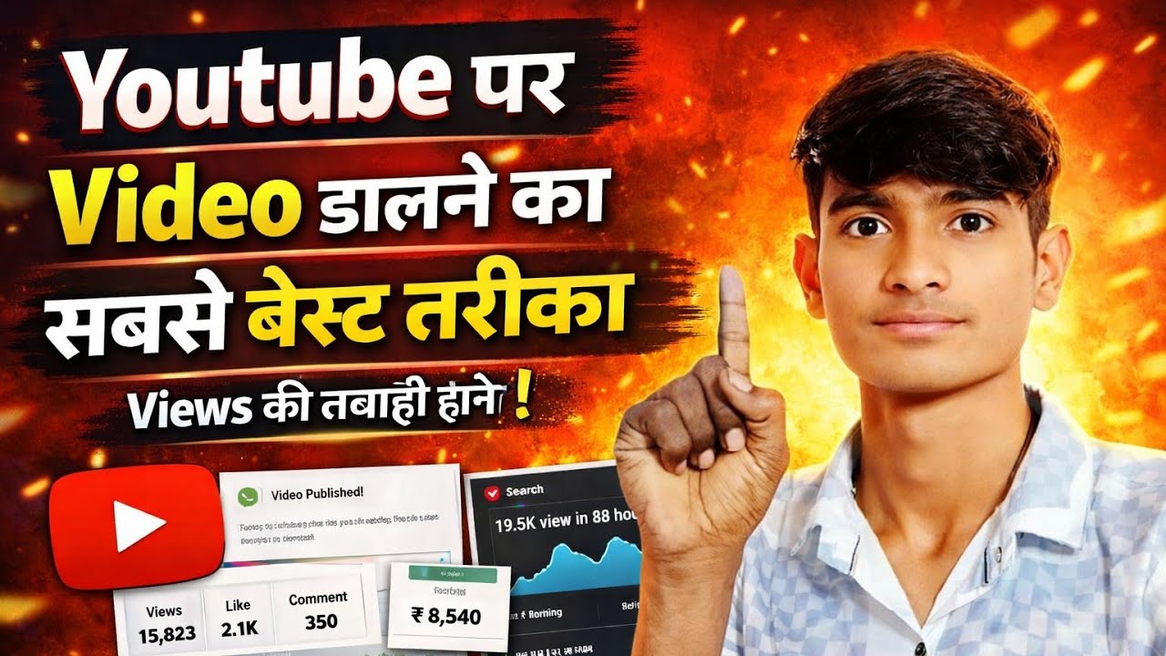 Youtube Video upload karne ka sahi tarika |Youtube par video kaise upload kare| How to upload video 