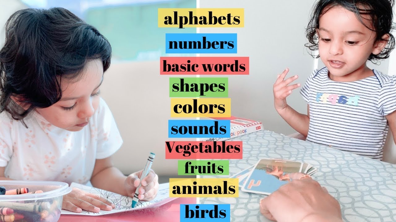 HOW to teach 2 year old  | WHAT to teach 2 year old baby at home