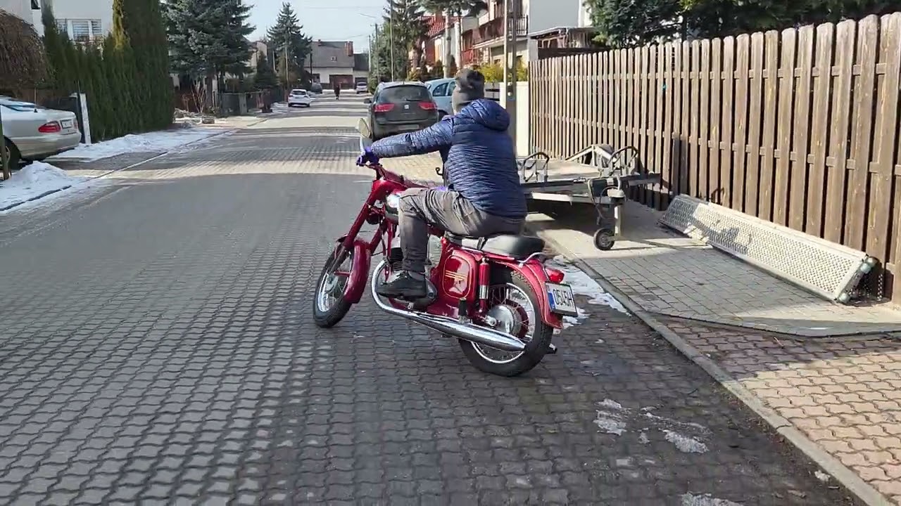 Jawa 350 odrestaurowany Robert Mogilno radzieckieboksery.pl 