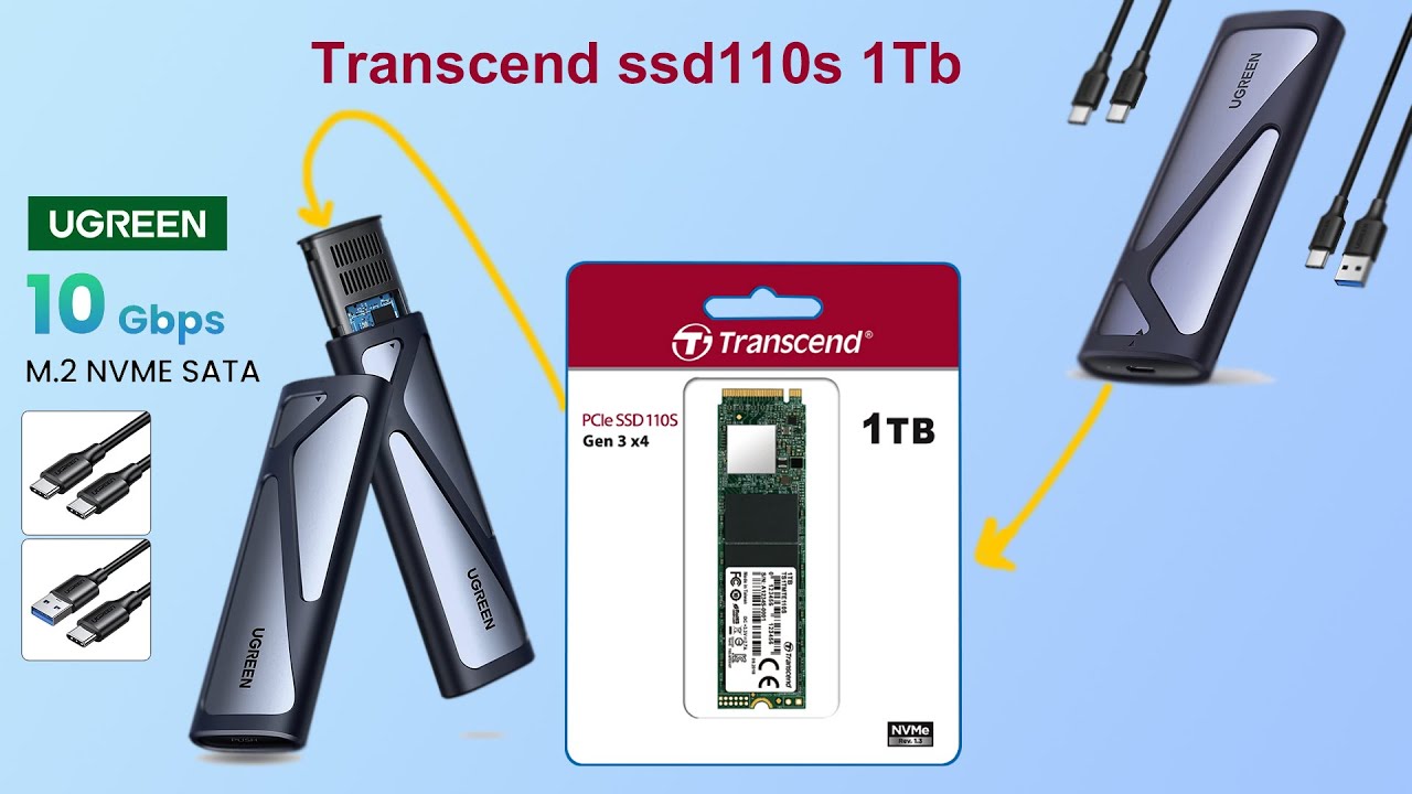 How To Make M 2 Pcie 1Tb Transcend To External Box Ugreen | NAi SamNang Slim External Box.