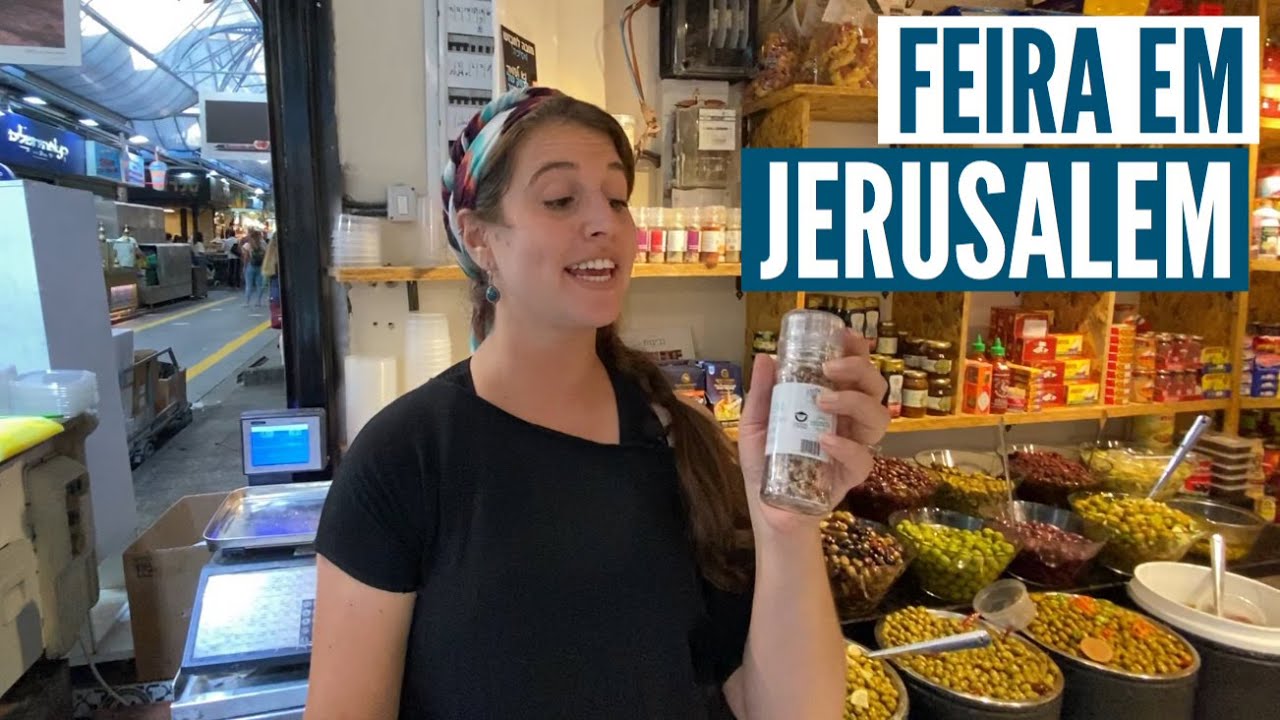 COMPRAS NA FEIRA DE JERUSALÉM! Mahane Yehuda e sua comidas maravilhosas! (com preços)