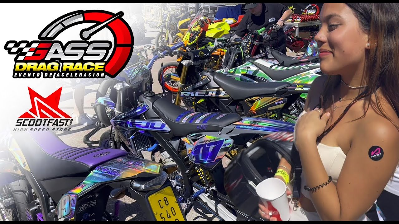 Comme si vous y étiez ! RASSO et RUN 50cc Gass DragRace 2023. BÉCANES de folie et GROSSE AMBIANCE !