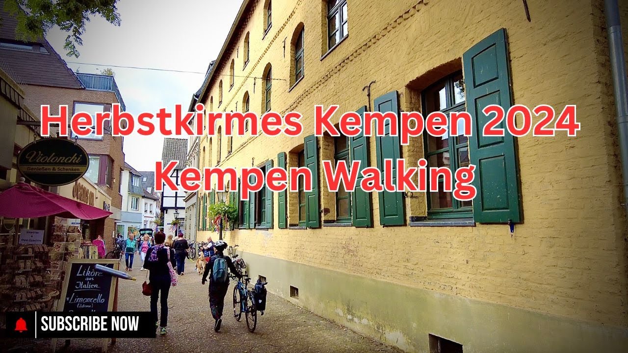 Herbstkirmes Kempen 2024 & City Walk 🇩🇪