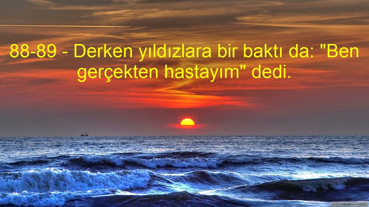 37 SAFFAT SURESİ VE MEALİ KABE İMAMI MAHİR HOCA