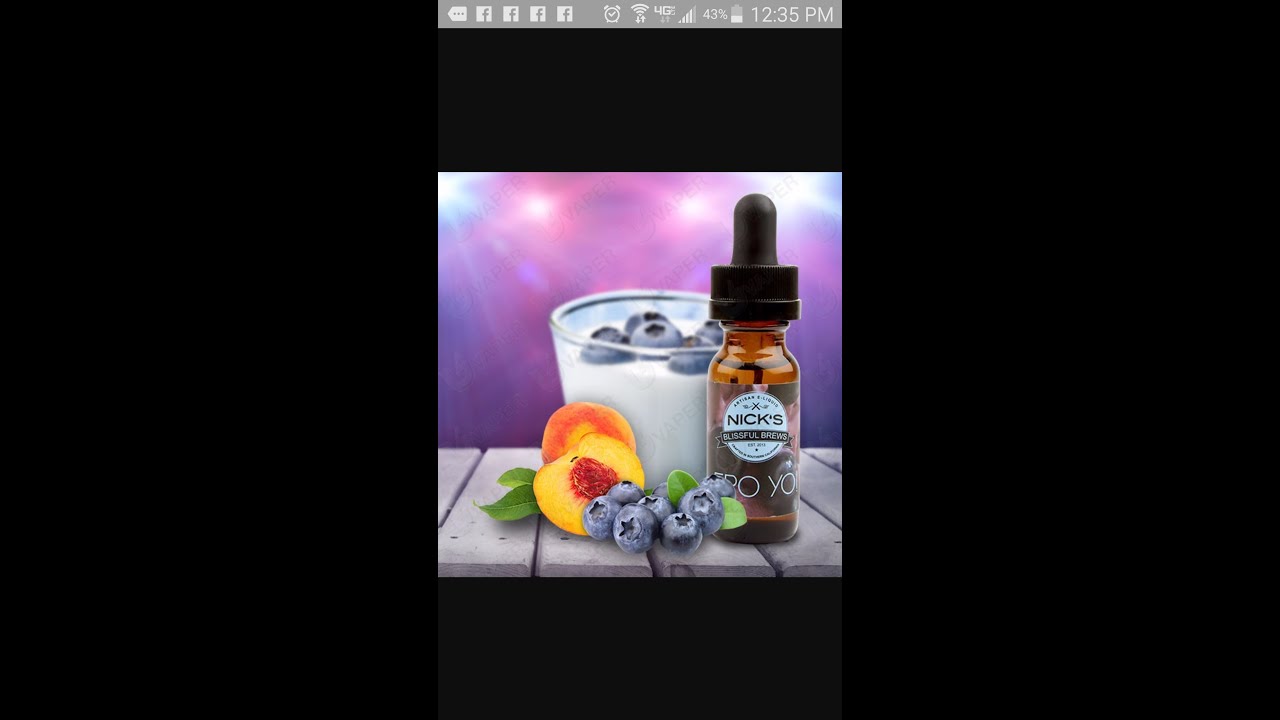 Nicks Blissful Brews | Fro-yo | E-juice Review