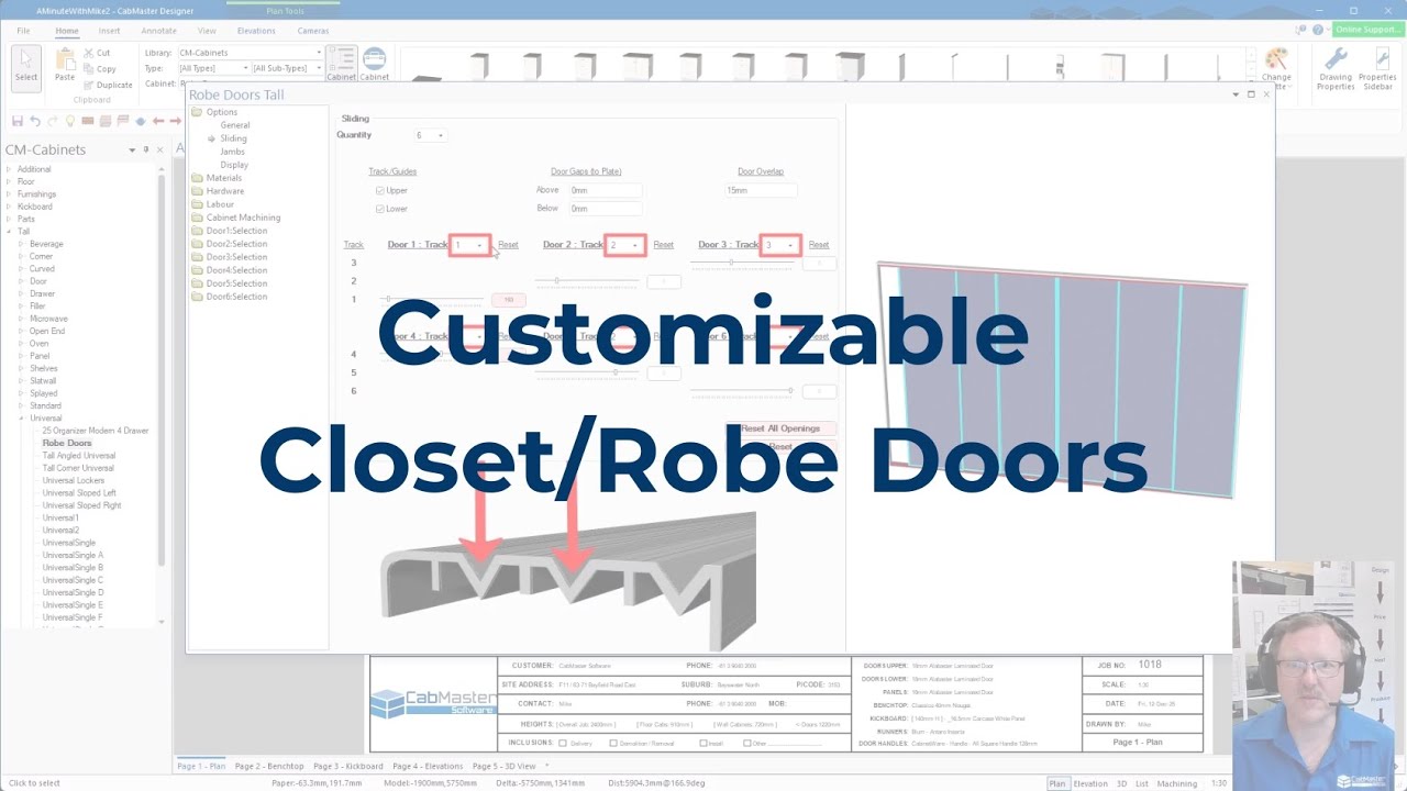 A Minute with Mike: Customizable Closet/Robe Doors