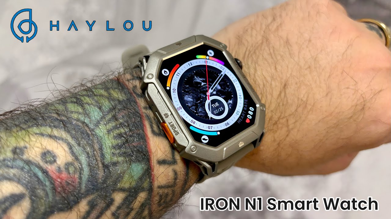 HAYLOU IRON N1 - Rugged Smart Watch display Amoled and Military Standard Quality