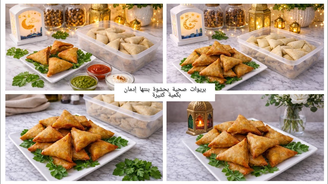 بريوات بحشوة لذيذة بذوق السمك بلا سمك بنتها تولي عندك إدمان بكمية كثيرة+طريقة الاحتفاظ بها في المجمد