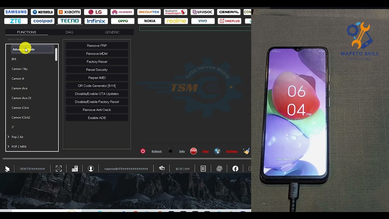 Remove MDM Lock on Tecno,Infinix & Itel By TSM TOOL PRO 2025