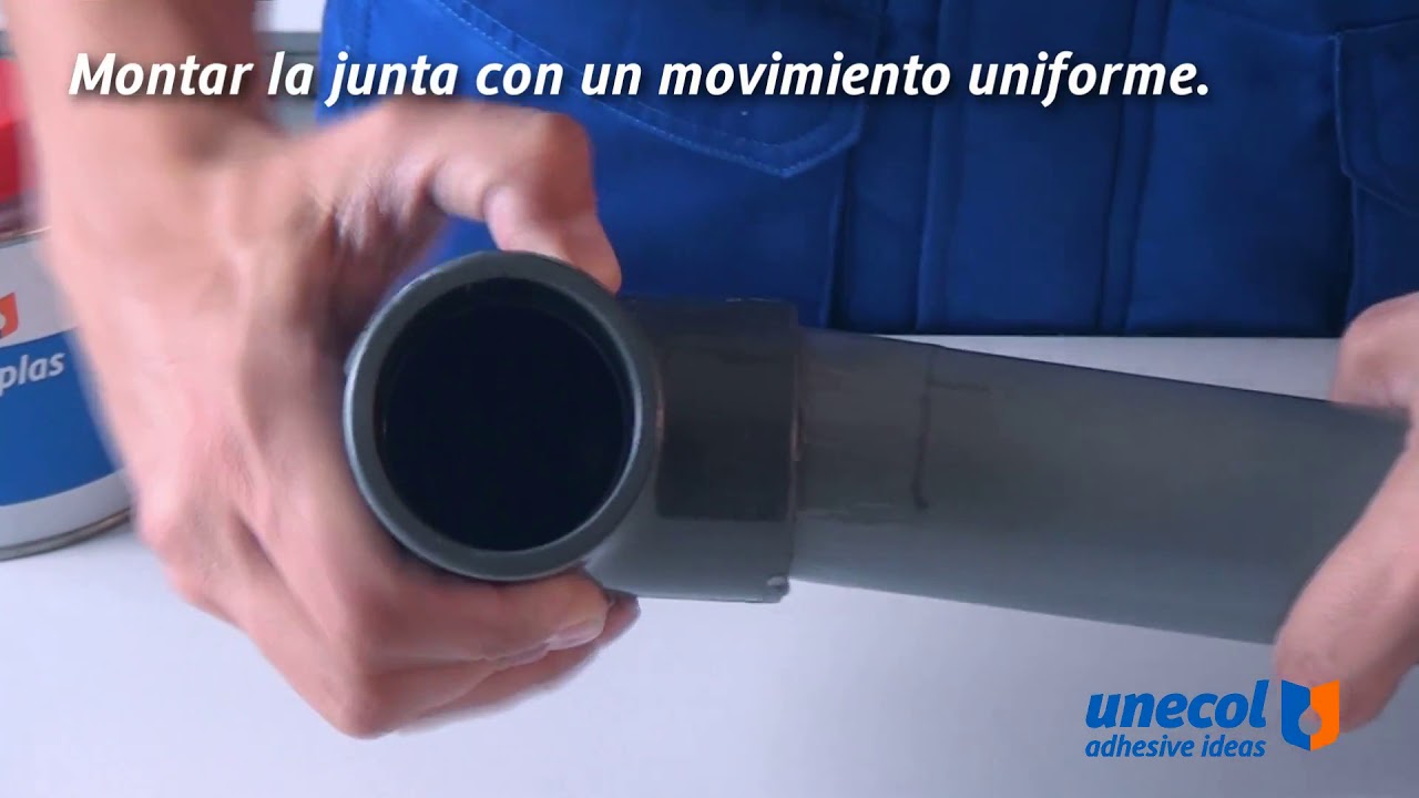 Pegamento PVC UNEPLAS de UNECOL para tuberías de PVC rígido