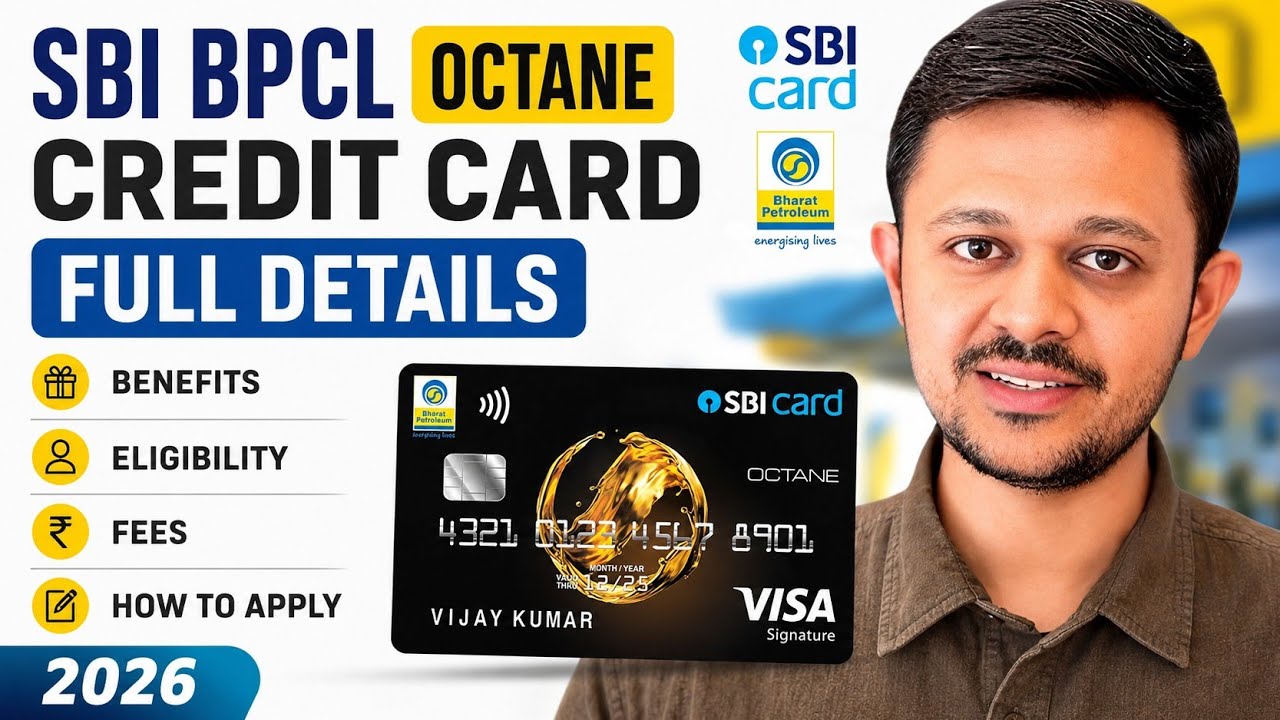 SBI BPCL Octane Credit Card Full Details | Benefit | Eligibility | Fees | How To Apply | 2026