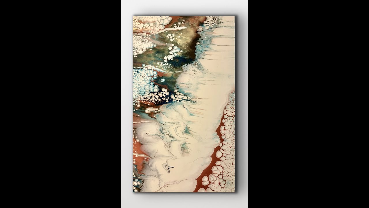 Pearl Cell Explosion :)  Acrylic Pour Painting, Art Tutorial