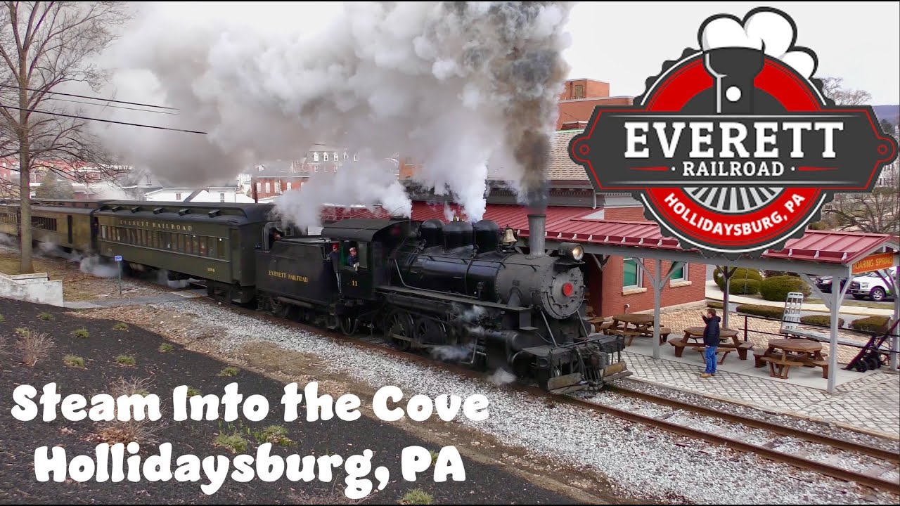 Everett Railroad - Steam Into the Cove with Everett #11