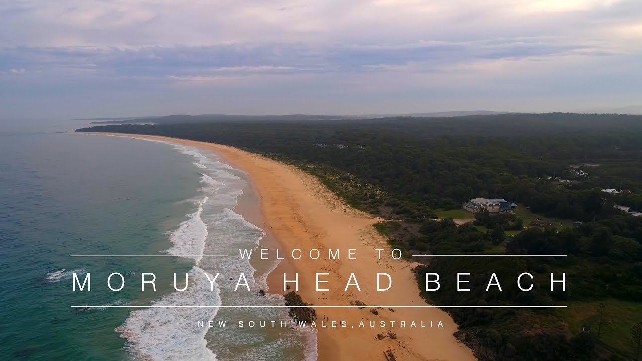 Moruya Head Beach from Above: A Breathtaking Aerial view of Australia's Coastal Gem 🏖️🚁🇦🇺