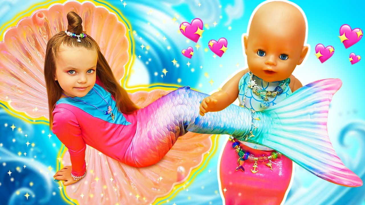 Puppen Video mit Baby Born f&uuml;r Kinder. Zauberhafte Kleidung. Spielspa&szlig; mit Maya und Lina