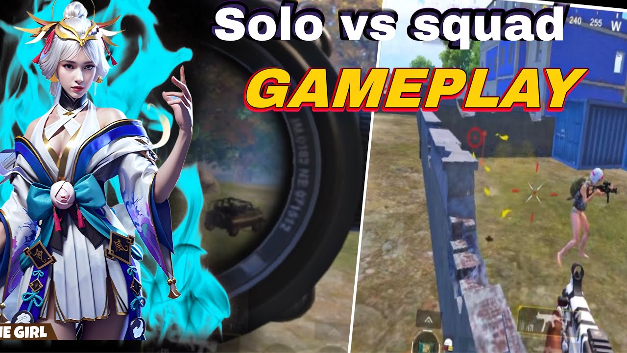 SOLO VS SQUAD GAMEPLAY | BGMI || @FIXXGING_YT