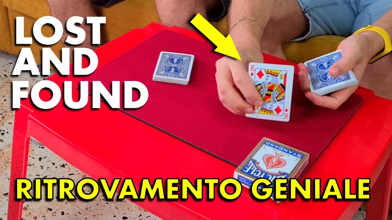 CARTA DISPERSA NEL MAZZO E RITROVATA in modo ASSURDO da Alessio Monte! LOST AND FOUND by Nick Trost