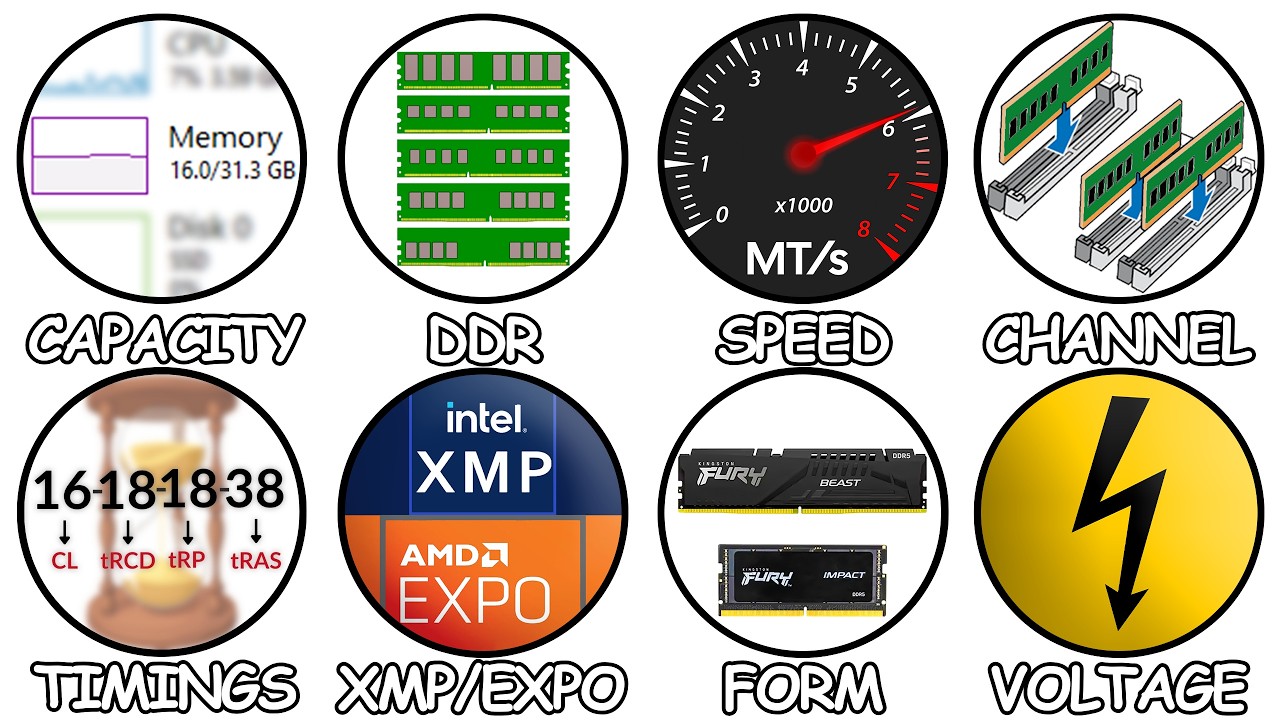 Every RAM Specification Explained in 9 Minutes