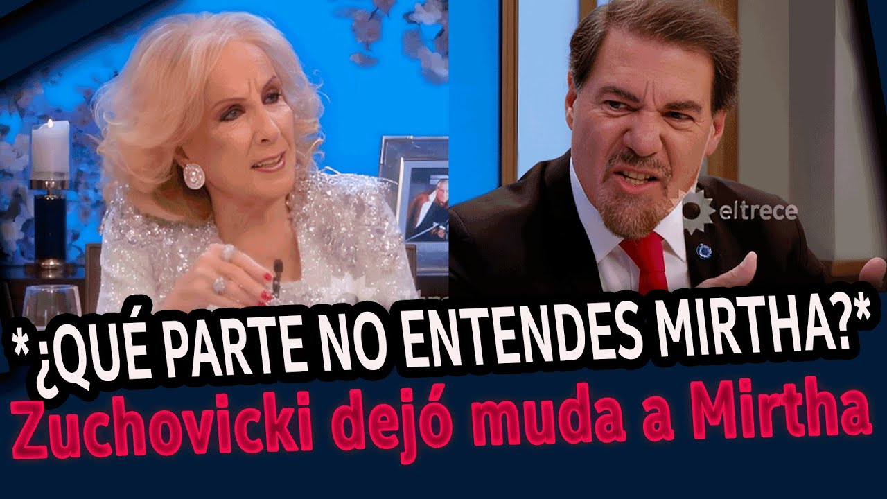 ZUCHOVICKI dejó mudos a todos en la mesa de Mirtha Legrand