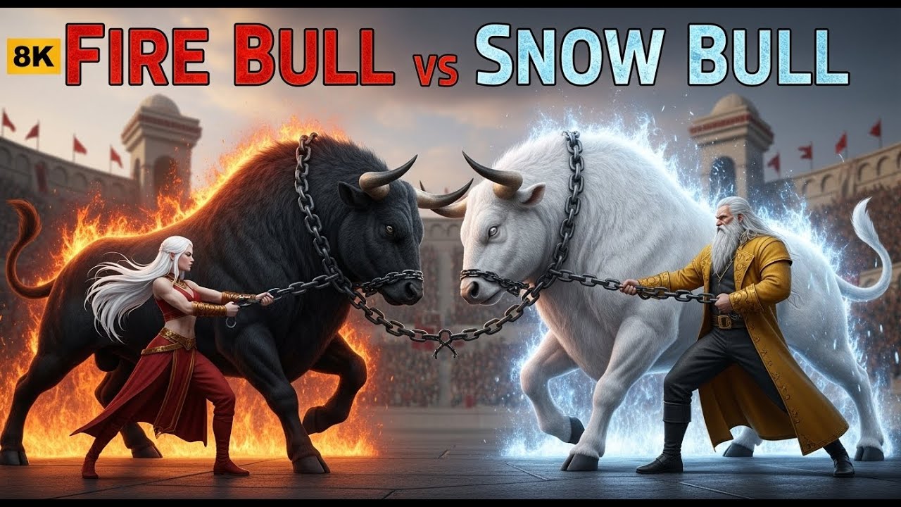 FIRE BULL vs SNOW BULL: The Ultimate Elemental Clash