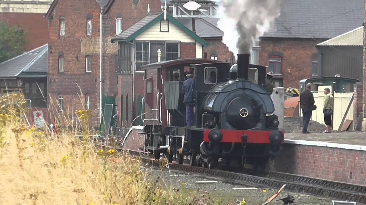 The first steam passenger service out of Oswestry station for 50 years.