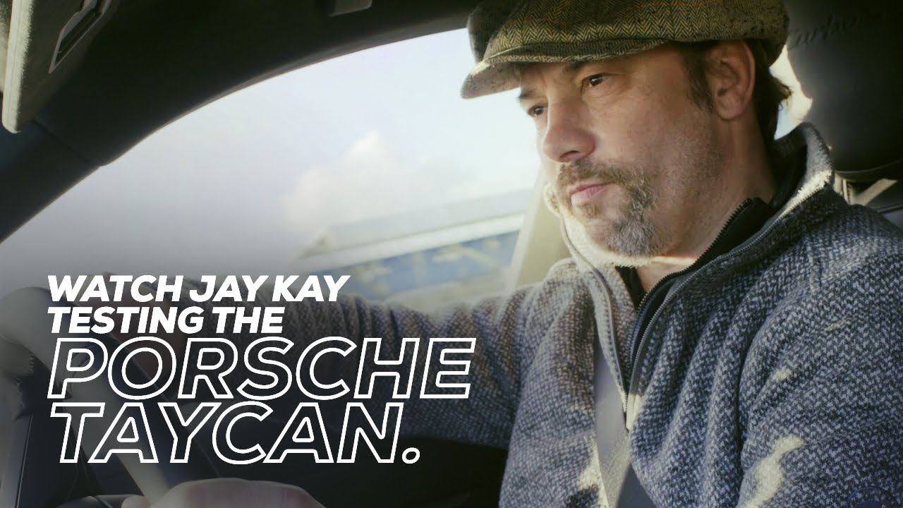Watch Jay Kay testing the all-electric Porsche Taycan at Silverstone