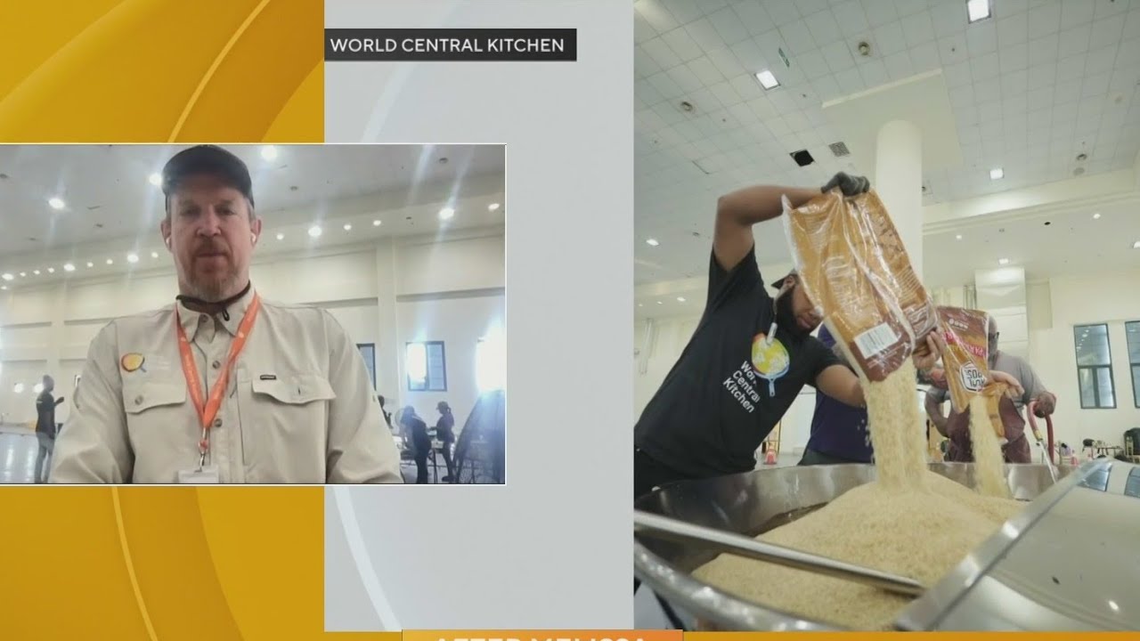 World Central Kitchen is giving meals to victims of Hurricane Melissa in Jamaica