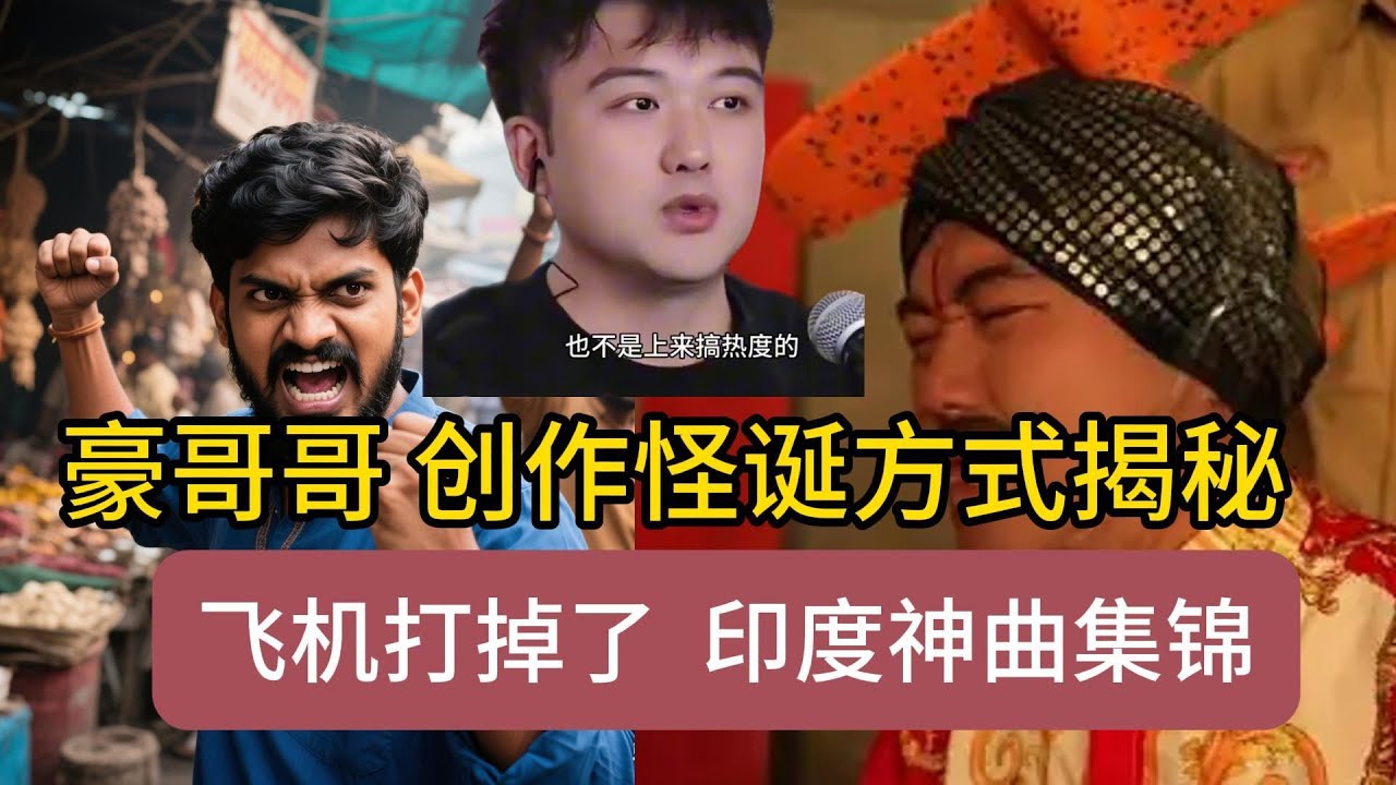 印度气炸的神曲   飞机打掉了    豪哥哥揭秘创作全过程