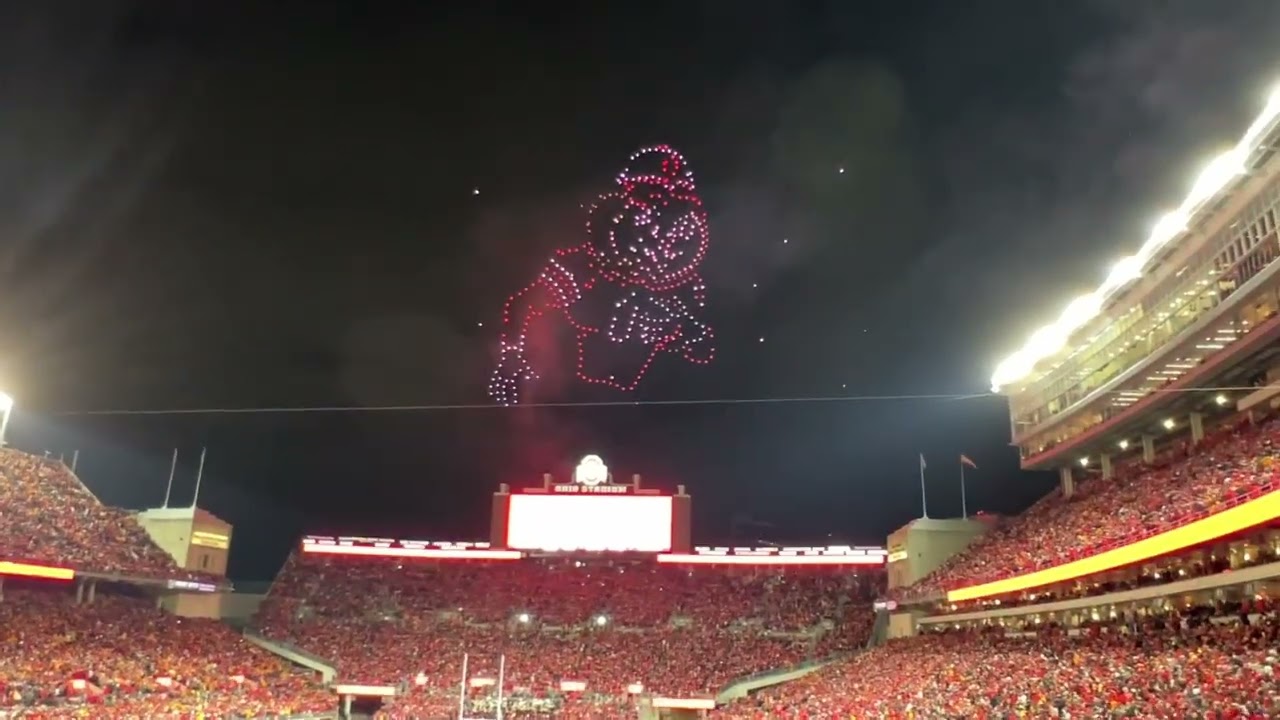Hang On Sloopy and drone show at Ohio State vs. Tennessee
