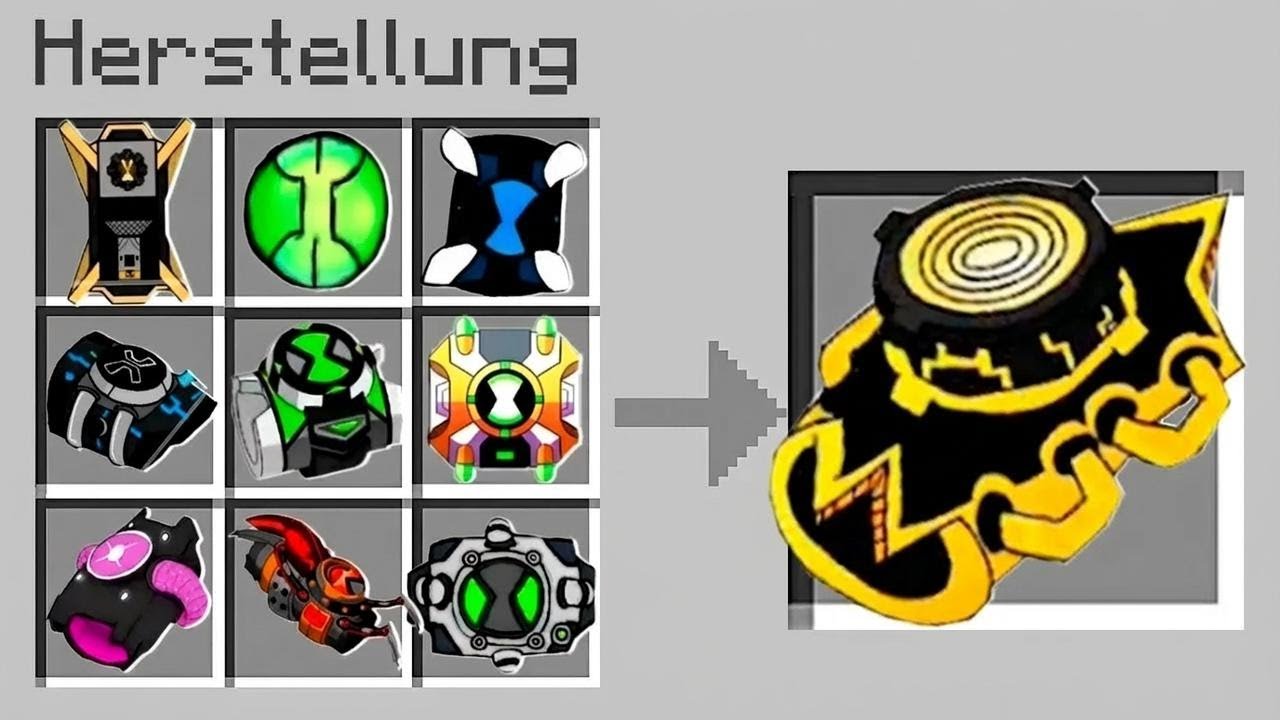 Ich kann JEDES Omnitrix im Ben 10 Minecraft bauen! | Abeia