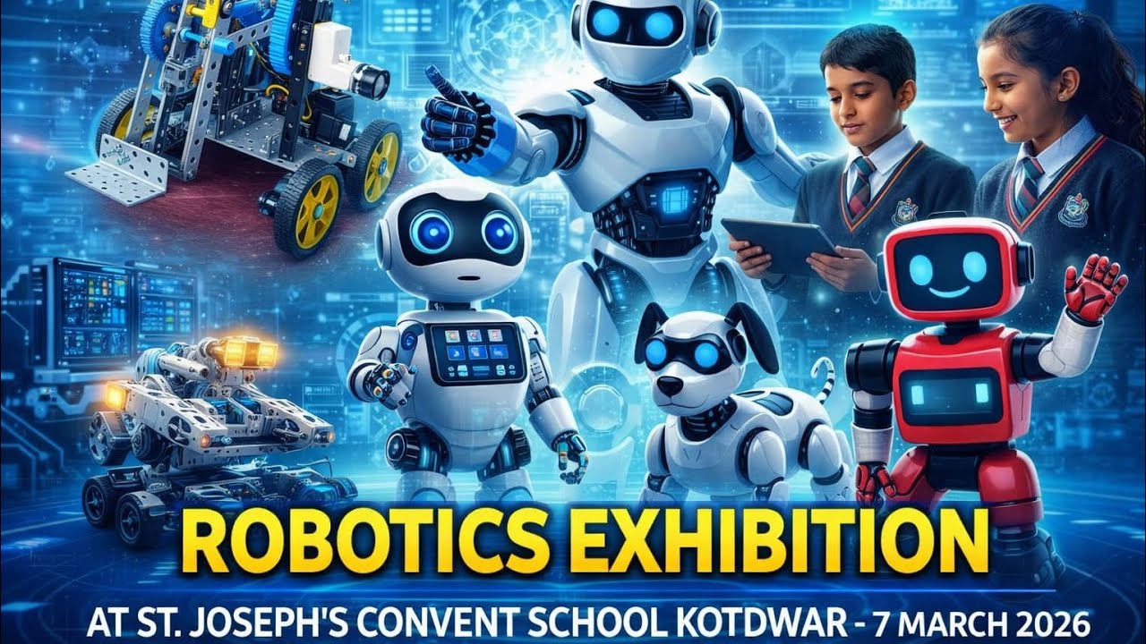 Robotics  Exhibition SJCS Kotdwar at 7th March 2026🔭🔬
