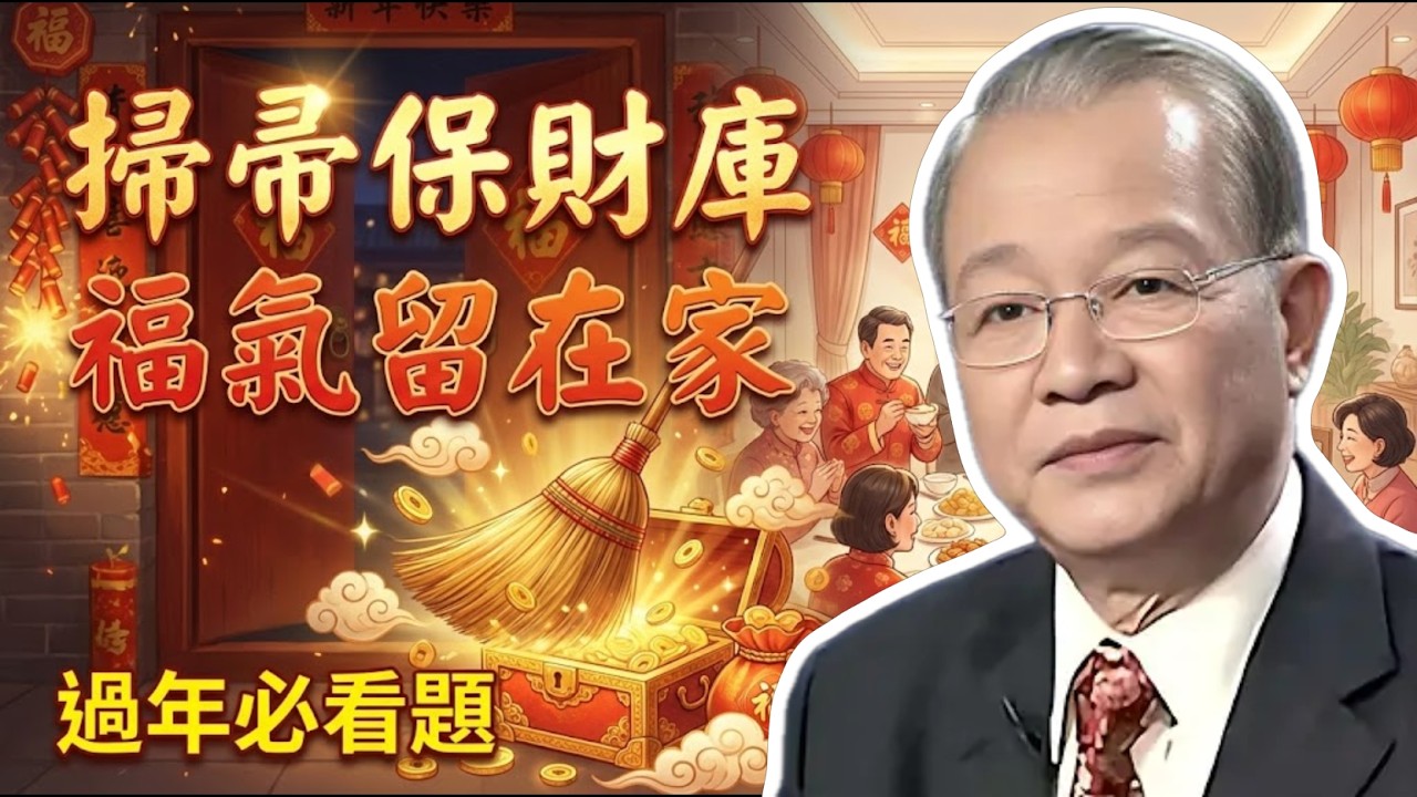2026過年必看！這把掃帚決定你整年的財庫，別讓福氣隨風散。#曾仕強 #易經 #人生智慧 #命理 #國學 #正能量 #過年禁忌 #掃地規矩 #聚財 #財神爺 #傳統文化 #人情世故