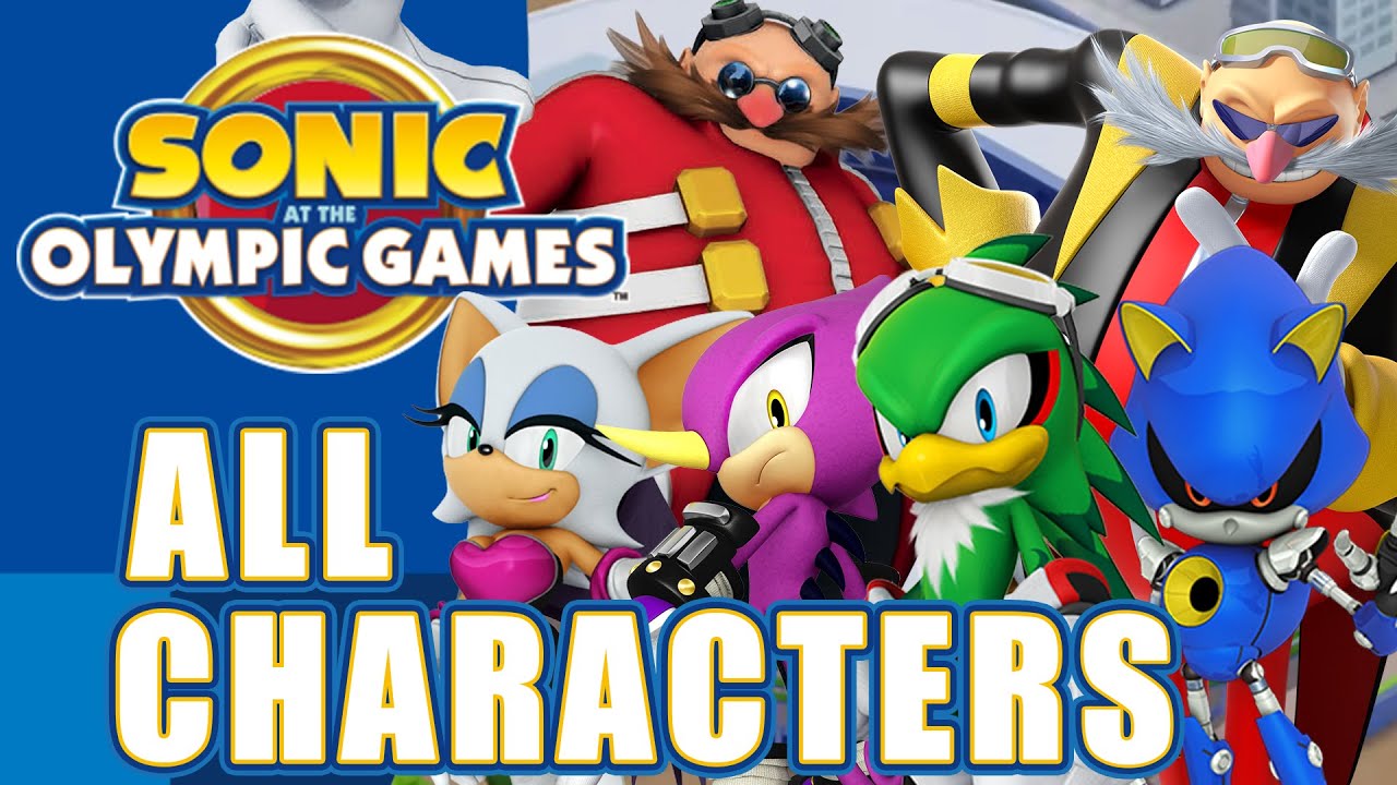 Sonic at the Olympic Games: Tokyo 2020 - All Characters Showcase (Events & SP Abilities)