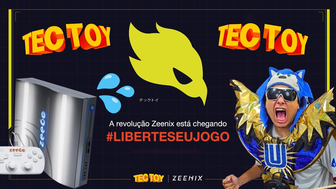 A REVELA&Ccedil;&Atilde;O DO ZEENIX (NOVO CONSOLE) - TECTOY SHOWCASE 2024 - 22/06/2024