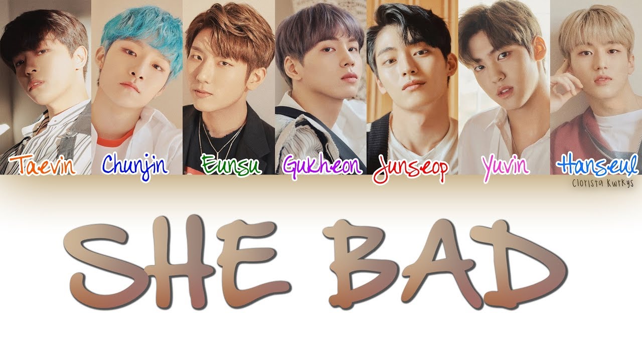 MYTEEN (마이틴) – SHE BAD | Han, Rom, Eng (COLOR CODED Lyrics)