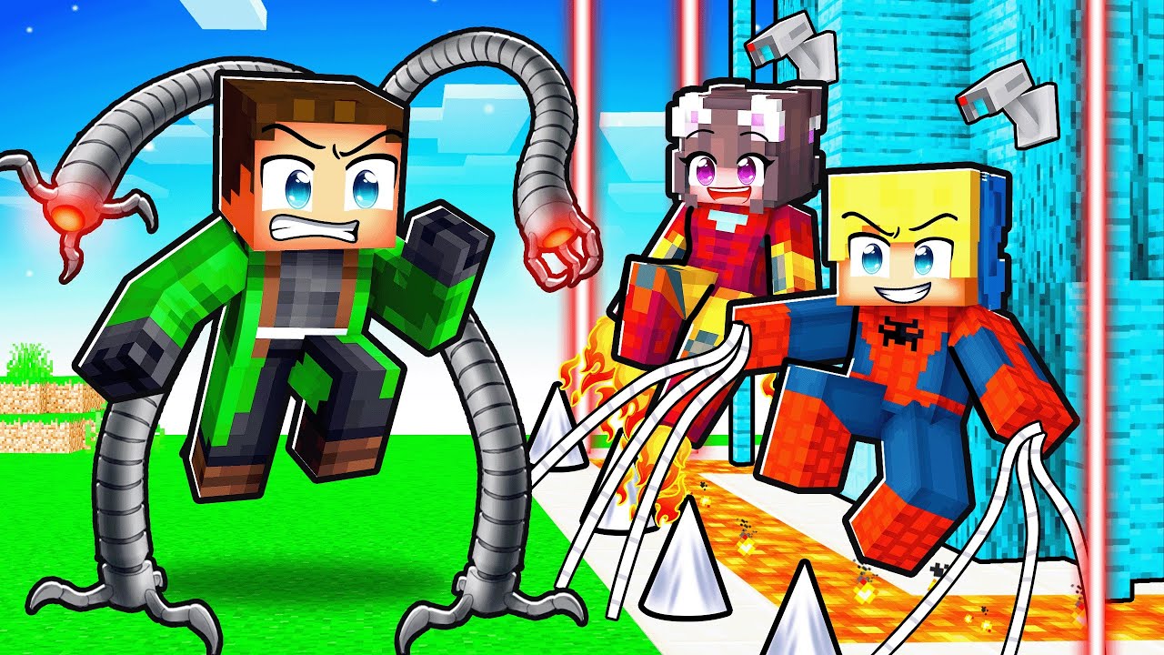 Ich baute die SICHERSTE SUPERHELDEN Basis in Minecraft!