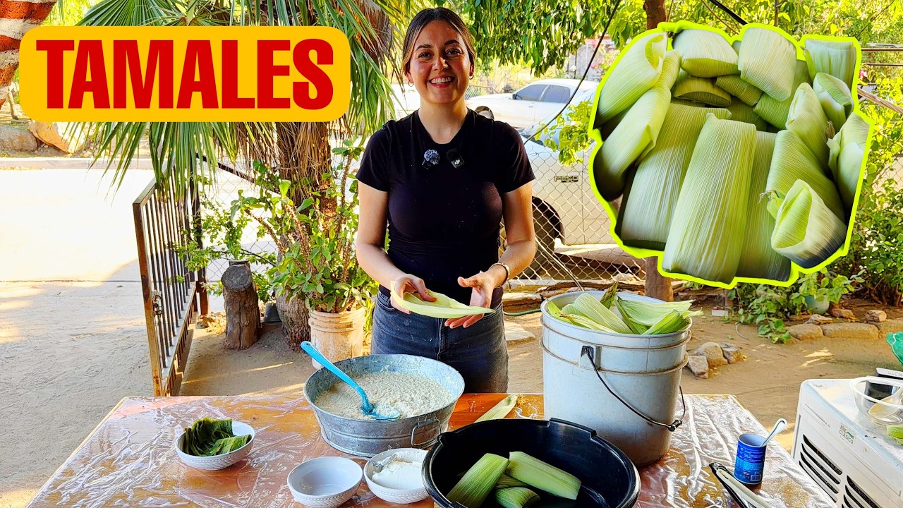 Tamales de Elote en El Rancho | Receta de mi Mami 