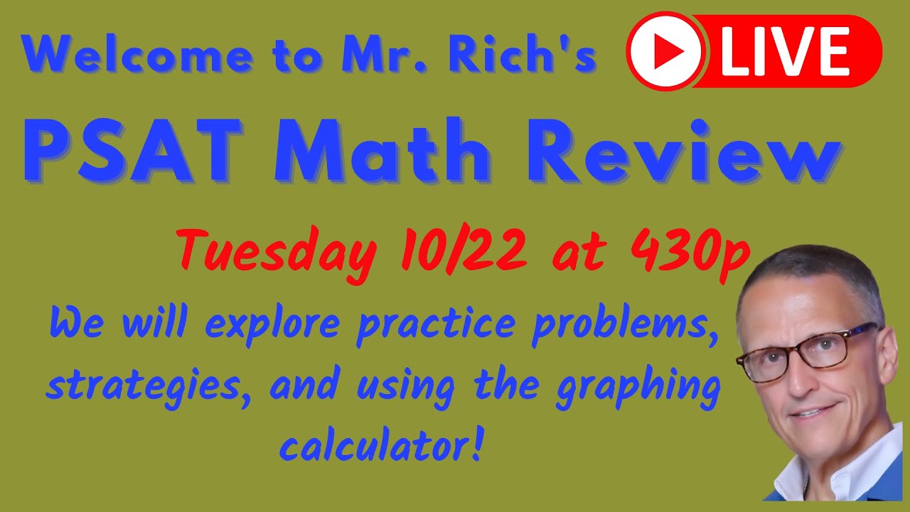 PSAT Math Review!