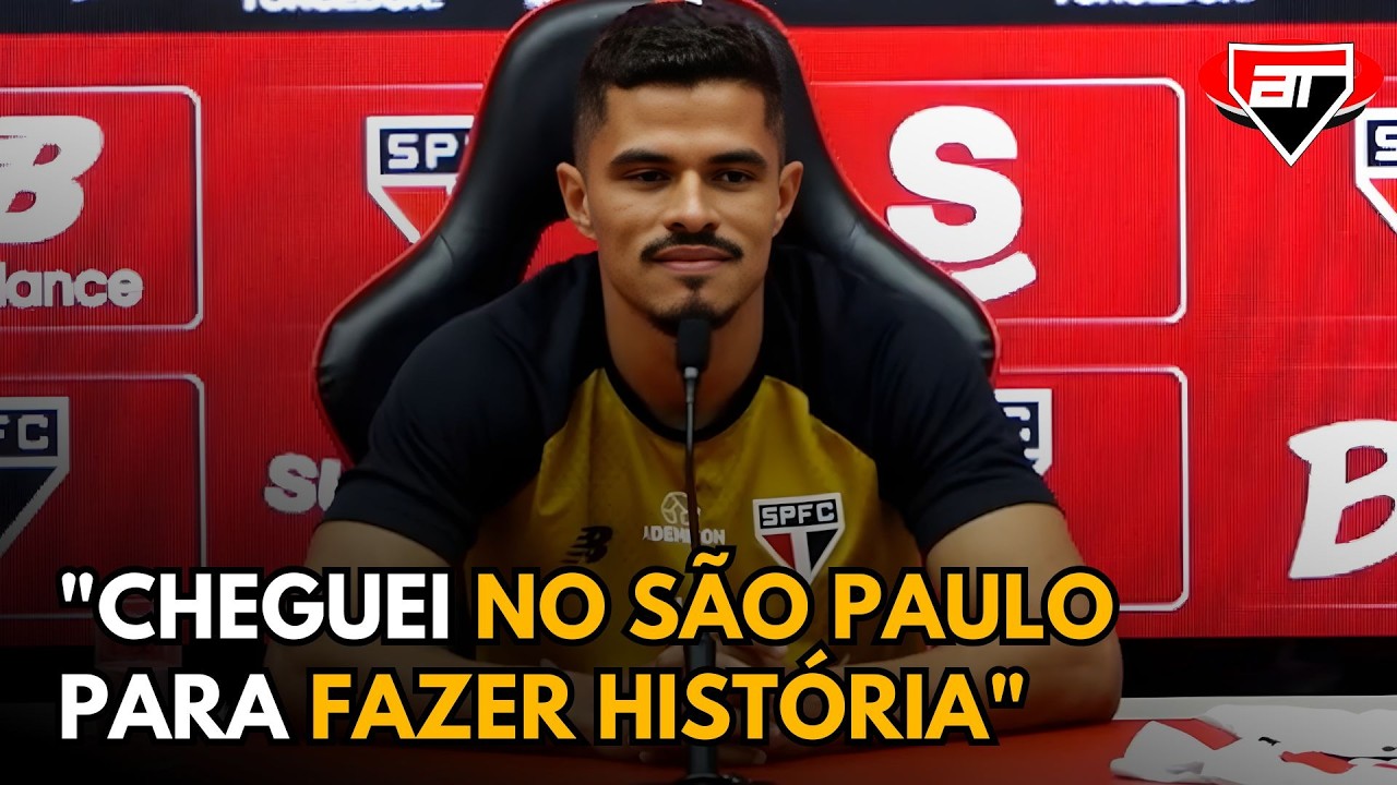 LUCAS RAMON CELEBRA CHEGADA AO SÃO PAULO E REVELA OFERTA DE RIVAL