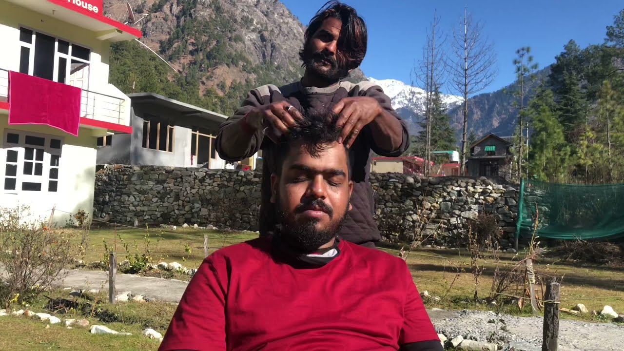 Worlds GREATEST Head Massage in INDIA🇮🇳Himalayas🇮🇳|NECK CRACK,Ear CRACK,BACK CRACK|Relaxing ASMR