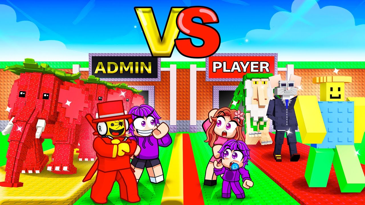 ADMINS vs PLAYERS In Steal a Brainrot…